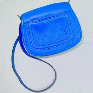 Marc Jacobs NWOT Ultra Blue Empire City Mini Messenger Leather Crossbody Bag
